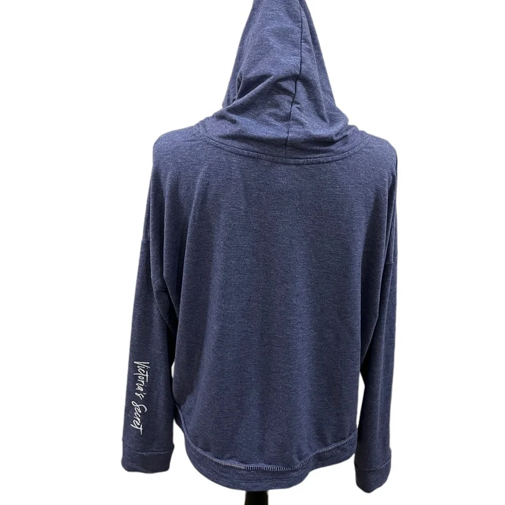 VICTORIA SECRET LIGHT-WEIGHT T-SHIRT HOODIE - Picture 3 of 5